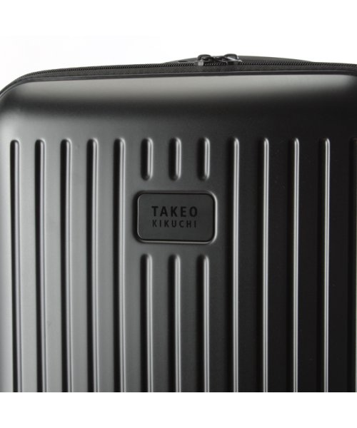 TAKEO KIKUCHI(タケオキクチ)/タケオキクチ スーツケース 機内持ち込み Sサイズ 32L フロントオープン ストッパー付き 軽量 シティブラック TAKEO KIKUCHI CTY002/img05