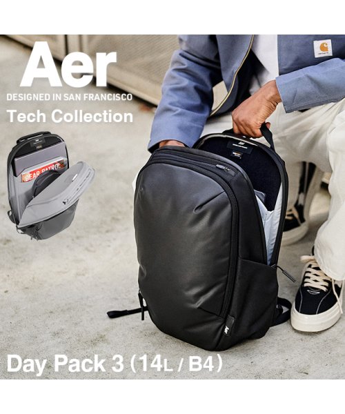 Aer(エアー)/エアー テックコレクション リュック バックパック B4 14L 撥水 防水 Aer Day Pack3 Tech Collection AER－31014/img01