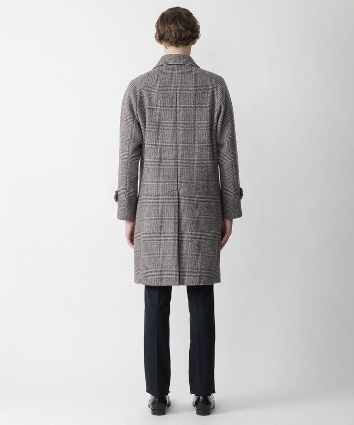 グレンチェックバルマカーンコート(504406642)｜HANKYU MEN 