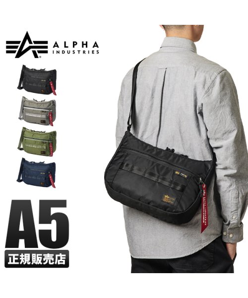 ALPHA INDUSTRIES(アルファインダストリーズ)/アルファインダストリーズ MA－1タイプ ショルダーバッグ メンズ ブランド ALPHA INDUSTRIES TZ1083－66008/img01