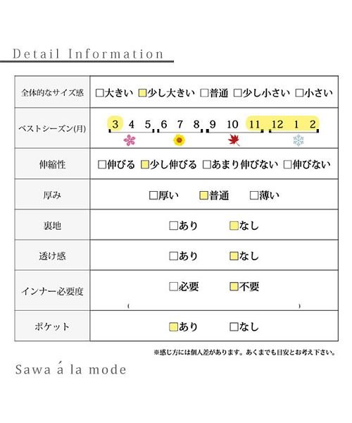 Sawa a la mode(サワアラモード)/艶めくサテンのフレアパーカー/img24