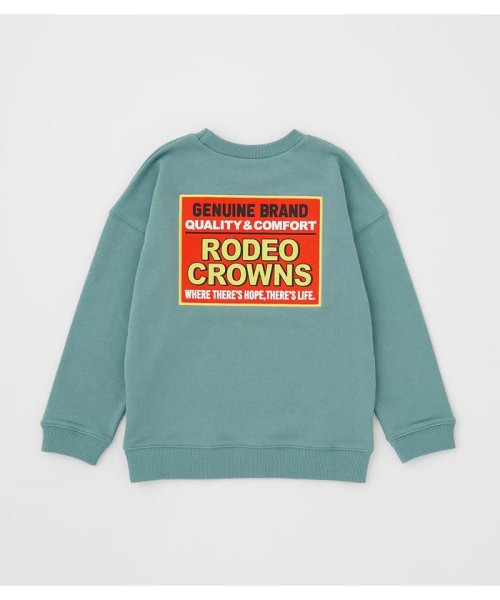 RODEO CROWNS WIDE BOWL(ロデオクラウンズワイドボウル)/キッズボックスロゴパッチスウェットトップス/img15
