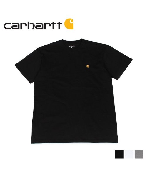 Carhartt(カーハート)/カーハート carhartt Tシャツ メンズ 半袖 無地 SS CHASE T－SHIRT ブラック ホワイトダーク グレー 黒 I026391/img05