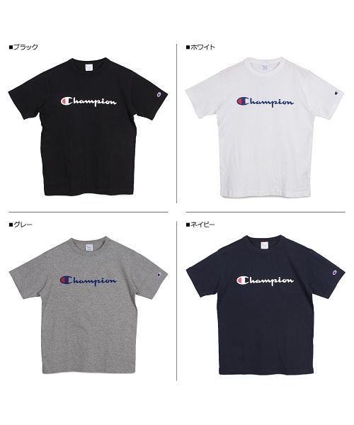 セール チャンピオン Champion Tシャツ 半袖 メンズ レディース T Shirt ブラック ホワイト グレー ネイビー 黒 白 C3 P302 チャンピオン Champion Magaseek