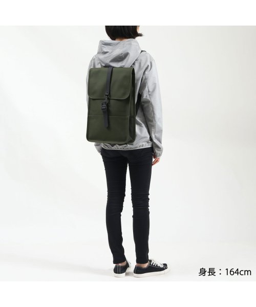 RAINS(レインズ)/レインズ リュック RAINS 防水 撥水 バックパック Backpack Mini リュックサック 通学 通勤 A4 B4 デイパック バッグ 1280/img09