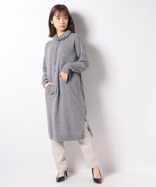 BENETTON (women)(ベネトン（レディース）)/ウールオフタートルネックミモレ丈長袖ニットワンピース/img27