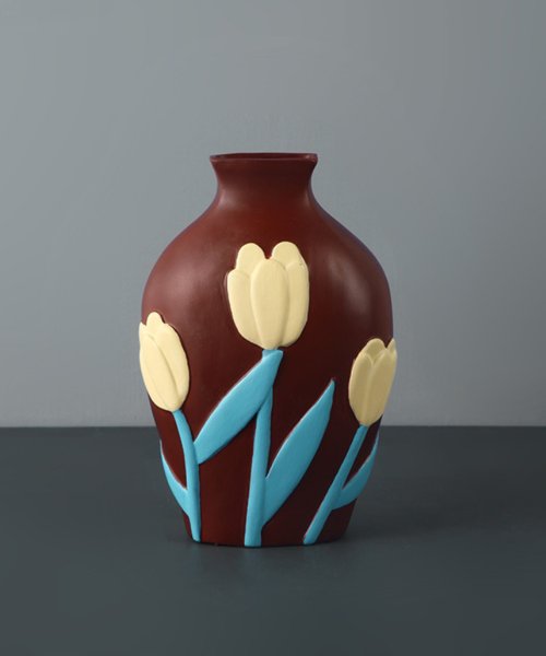 aimoha(aimoha（アイモハ）)/カラフルなお花の陶器花瓶/img03