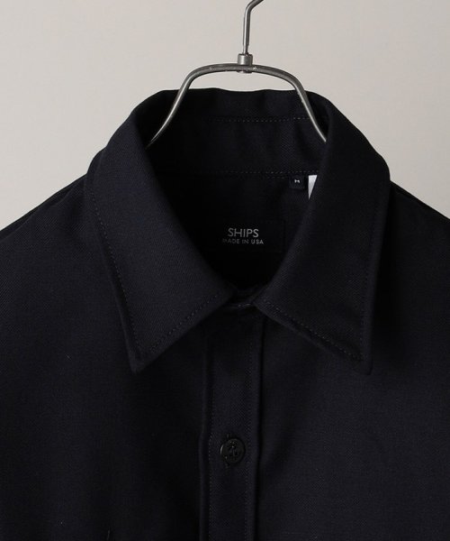 SHIPS: MADE IN USA LAPD ウール CPO シャツジャケット 