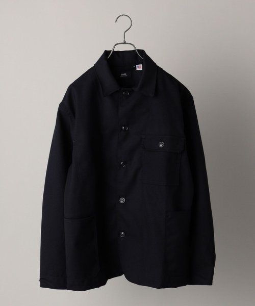 SHIPS: MADE IN USA LAPD ウールサージ カバー ブルゾン 