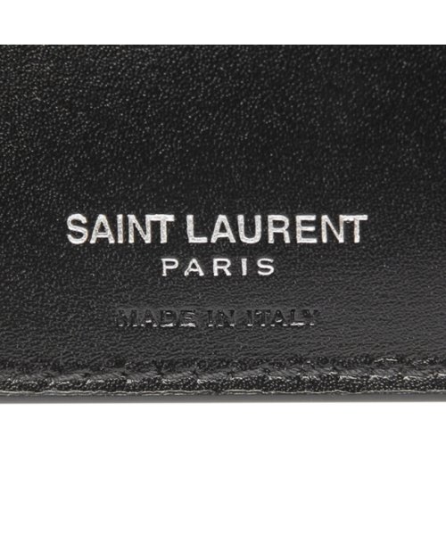 SAINT LAURENT(サンローランパリ)/サンローランパリ 二つ折り財布 モノグラム ブラック メンズ SAINT LAURENT PARIS 463249 0SX0E/img08