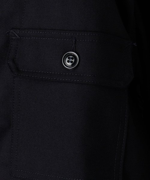 SHIPS: MADE IN USA LAPD ウールサージ カバー ブルゾン 