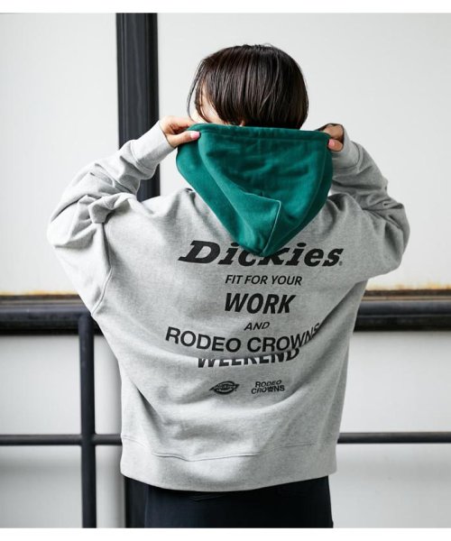 RODEO CROWNS WIDE BOWL(ロデオクラウンズワイドボウル)/DICKIESバイカラーパーカー/img15