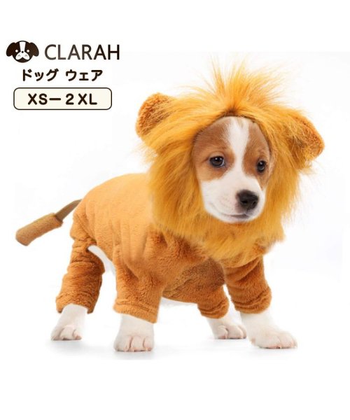 CLARAH　kids(クララキッズ)/犬服 ドッグ コスプレ ライオン ペット用 犬 猫 コスチューム 小型犬 中型犬 /img01