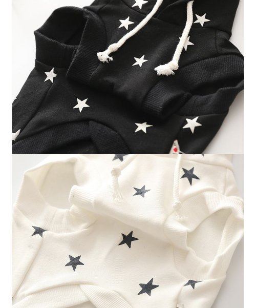 CLARAH　kids(クララキッズ)/ドッグウェア 犬服 パーカー スウェット 星 スター Tシャツ トップス 小型犬 中型犬 大型犬 秋冬 秋服 冬服 /img05