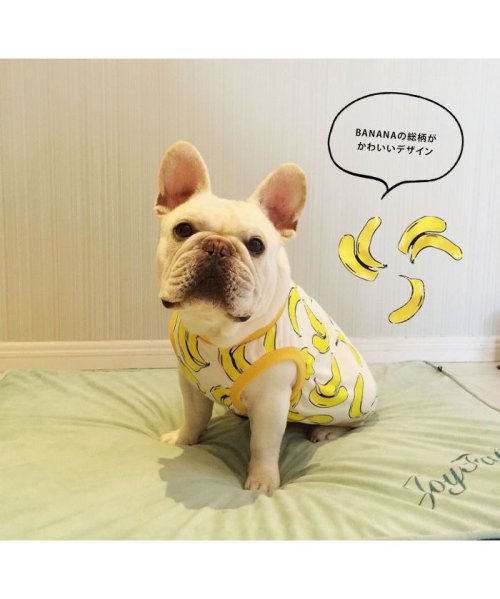 CLARAH　kids(クララキッズ)/ドッグウェア 犬服 タンクトップ Tシャツ 夏 ノースリーブ ドッグ 犬用 フルーツ バナナ 小型犬 中型犬 /img02