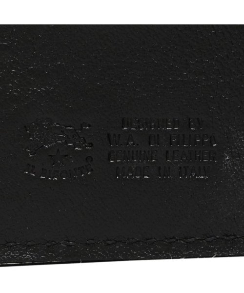 IL BISONTE(イルビゾンテ)/イルビゾンテ 二つ折り財布 ブラック メンズ レディース IL BISONTE SBW015 PV0005 BK110N/img09
