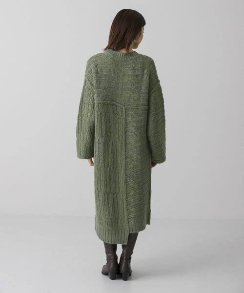 セール Mixカラーイレヘムニットワンピース ケービーエフ Kbf Magaseek