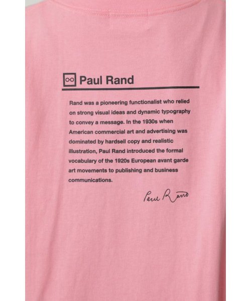 ROSE BUD(ローズバッド)/Paul RandグラフィックロングTシャツ/img23