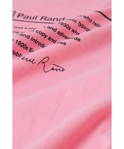 ROSE BUD(ローズバッド)/Paul RandグラフィックロングTシャツ/img24