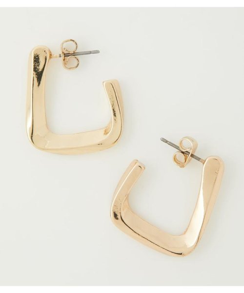 AZUL by moussy(アズールバイマウジー)/SQUARE METAL EARRINGS/img01