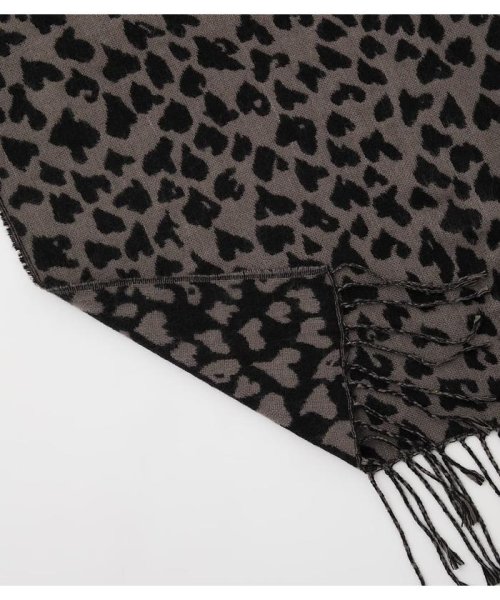 AZUL by moussy(アズールバイマウジー)/HEART LEOPARD STOLE/img04