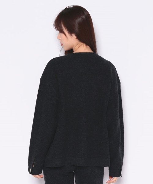 MICA&DEAL(マイカアンドディール)/【セットアップ対応商品】knit no collar jacket/img02