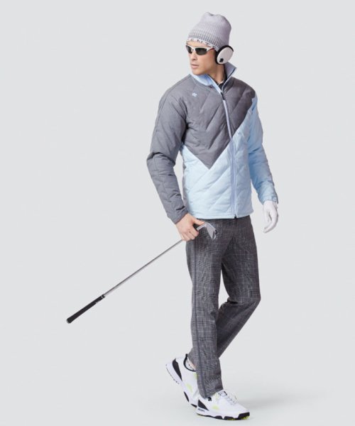 DESCENTE GOLF(デサントゴルフ)/ミックスストレッチ切り替えグリーンダウンジャケット【アウトレット】【アウトレット】/img08