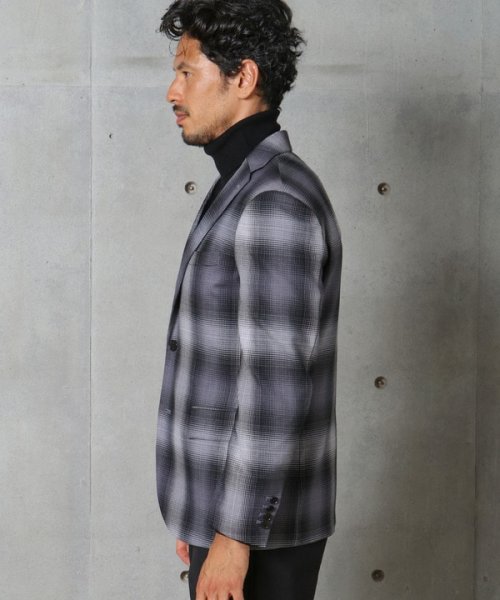 Men's Bigi(メンズビギ)/TWオンブレーストレッチジャケット fabric made in japan/img08