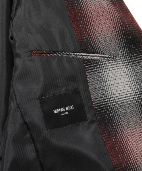 Men's Bigi(メンズビギ)/TWオンブレーストレッチジャケット fabric made in japan/img21