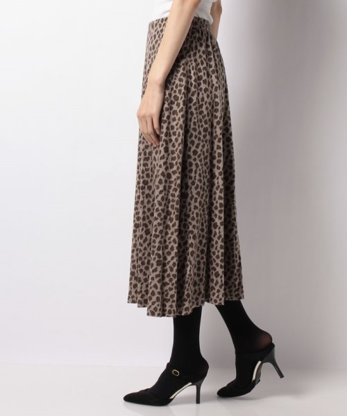 MICA&DEAL(マイカアンドディール)/leopard frare skirt/img01