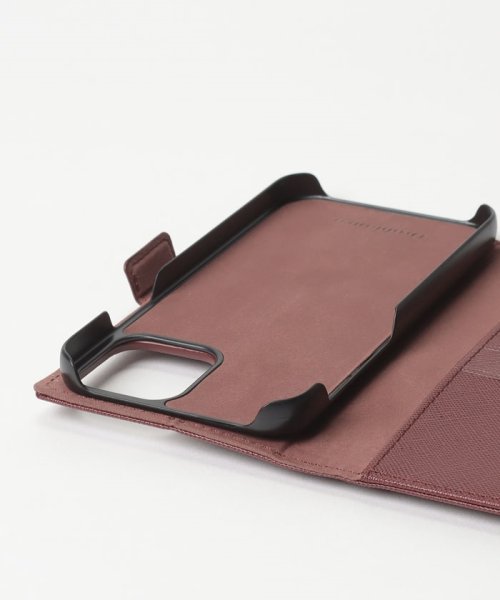Orobianco（Smartphonecase）(オロビアンコ（スマホケース）)/スクエアプレート" PU Leather Book Type Case（iPhone 12/ 12 Pro）/img04
