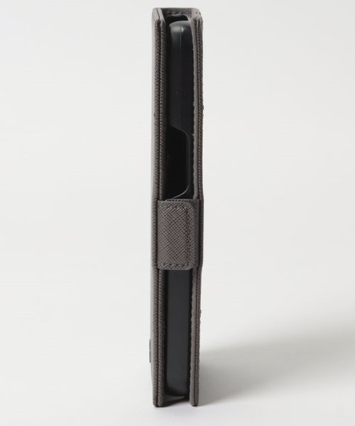 Orobianco（Smartphonecase）(オロビアンコ（スマホケース）)/スクエアプレート" PU Leather Book Type Case（iPhone 13）/img01