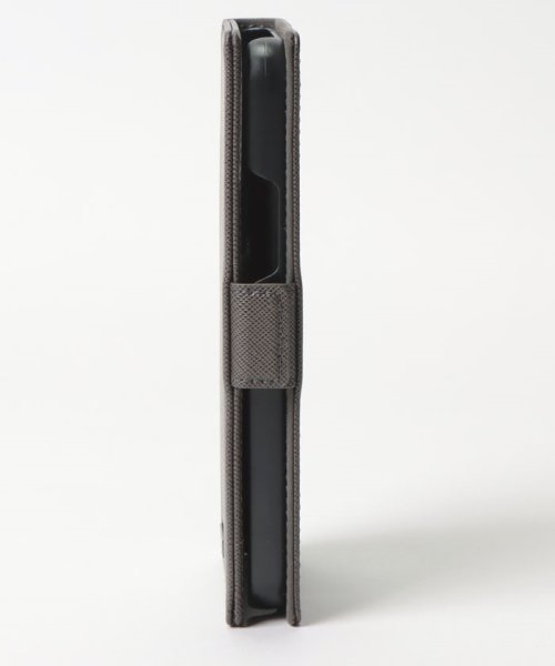 Orobianco（Smartphonecase）(オロビアンコ（スマホケース）)/スクエアプレート" PU Leather Book Type Case（iPhone 12/ 12 Pro）/img01