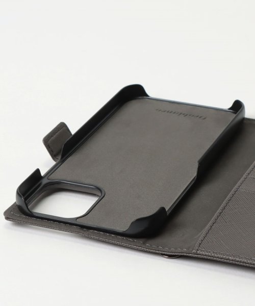 Orobianco（Smartphonecase）(オロビアンコ（スマホケース）)/スクエアプレート" PU Leather Book Type Case（iPhone 12/ 12 Pro）/img04