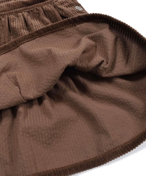 SLAP SLIP(スラップスリップ)/前 ポケット ギャザー コールテン ジャンパースカート (80~130cm)/img13