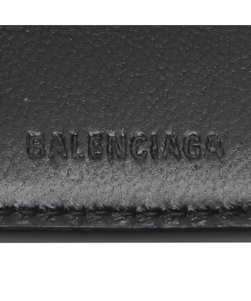 バレンシアガ 二つ折り財布 キャッシュ パンチングロゴ ブラック メンズ Balenciaga D6wzn 1000 バレンシアガ Balenciaga Magaseek