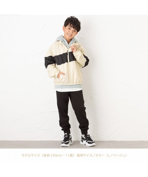 MAC HOUSE(kid's)(マックハウス（キッズ）)/NAVY ネイビー 裏メッシュスタンドジャケット MH615－900/img15