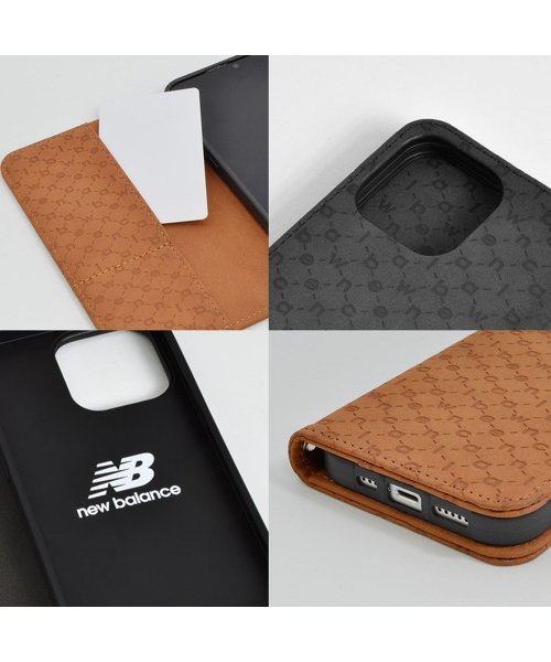 new balance(ニューバランス)/iphone13 ケース手帳型 iphone13pro ケース 手帳型 ブランド ニューバランス newbalance 手帳ケース スタンプモノグラム/img09