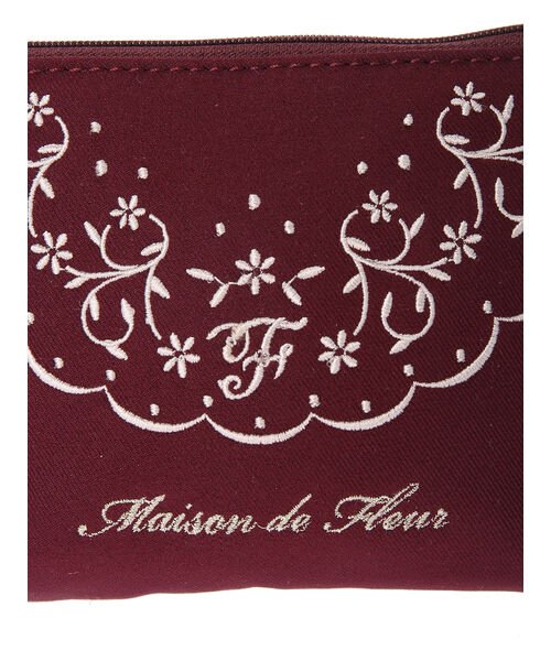 Maison de FLEUR(メゾンドフルール)/スカラップレース刺繍Sポーチ/img08