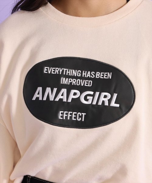 ANAP　GiRL(アナップガール)/フェイクレザーワッペントップス/img05