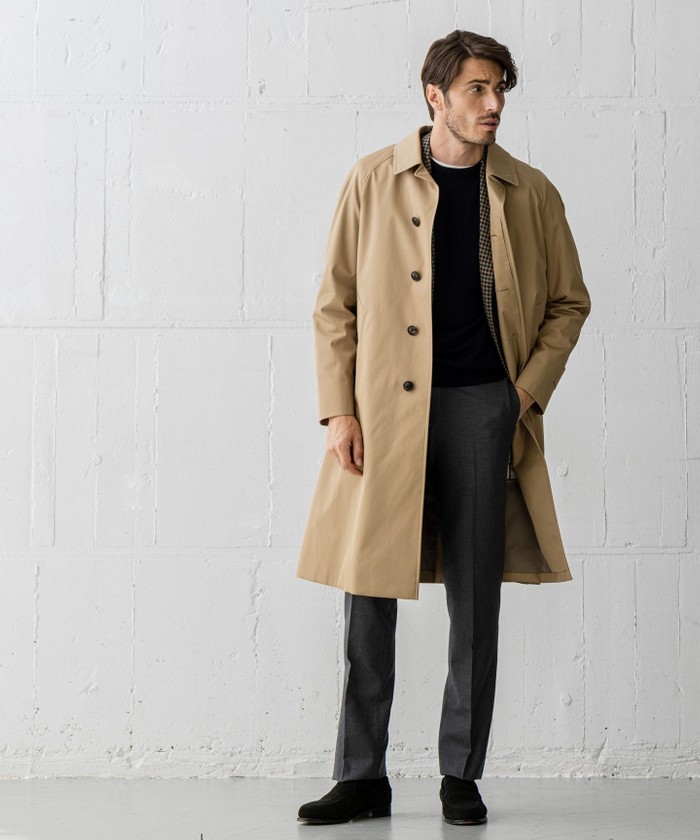 J.PRESS BASIC】VENTILE ギャバジン バルマカーン コート J.PRESS BASIC】VENTILE ギャバジン バルマカーン コート
