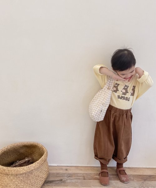aimoha(aimoha（アイモハ）)/【aimoha－KIDS－】韓国子供服 切り替えカーゴチノパンツ/img05