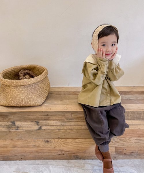 aimoha(aimoha（アイモハ）)/【aimoha－KIDS－】韓国子供服 裾絞りカーゴチノパンツ/img05