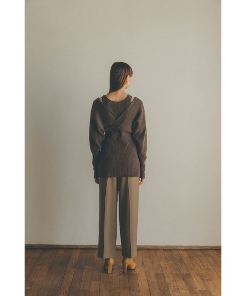 CLANE(クラネ)/CACHE COEUR LAYER KNIT TOPS/img15