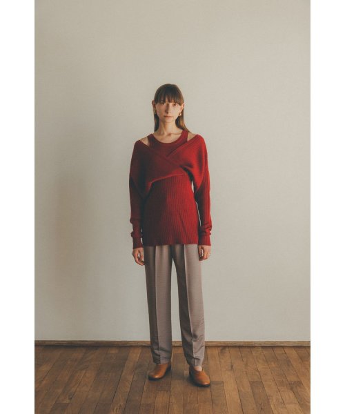CLANE(クラネ)/CACHE COEUR LAYER KNIT TOPS/img32