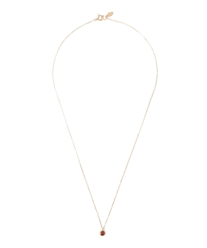 10Kカラーストーンネックレス 40cm◇