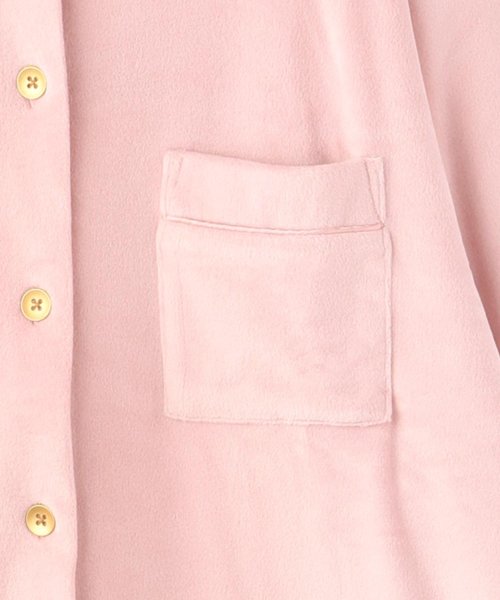 fran de lingerie(フランデランジェリー)/pearl shaggy set－up襟つきシャツタイプ・ロングパンツ上下セット/img11