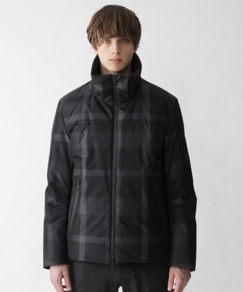 BLACK lab.】トーナルチェックストームダウン(504429328)｜HANKYU  