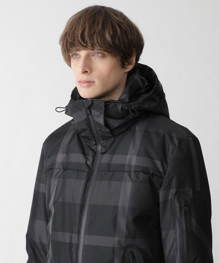 BLACK lab.】トーナルチェックストームダウン(504429328)｜HANKYU  