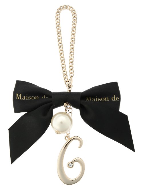 イニシャルバッグチャーム メゾンドフルール Maison De Fleur Magaseek